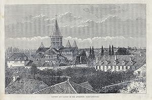 Bild des Verk�ufers f�r Convent and garden of the apparition, Paray-le-Monial. / France / Frankreich zum Verkauf von Antiquariat Steffen V�lkel GmbH