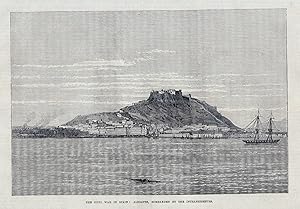 Bild des Verk�ufers f�r The civil war in Spain: Alicante, bombarded by the Intransigentes. / Espana / Spanien zum Verkauf von Antiquariat Steffen V�lkel GmbH