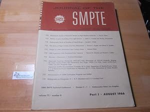 Journal of the SMPTE Volume 75, number 8, August 1966 Part I