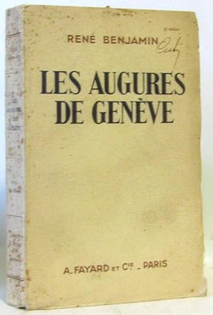 Les augures de genève