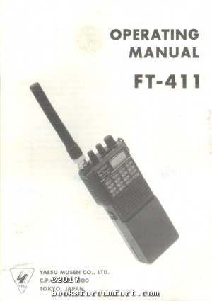 Bild des Verk�ufers f�r Operating Manual FT-411 zum Verkauf von booksforcomfort