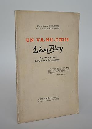 Imagen del vendedor de Un va-nu-coeur, Lon Bloy, Aspects Importants De Son Oeuvre a la venta por Librairie Raimbeau
