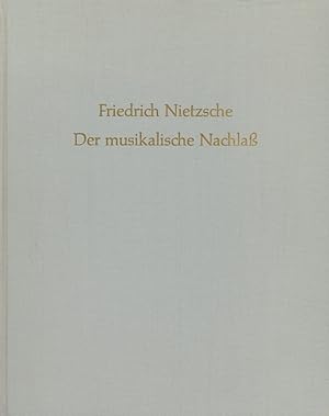 Bild des Verkufers fr Der Musikalische Nachla zum Verkauf von CONTINUO Noten-Buch-Versand