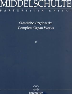 Immagine del venditore per Smtliche Orgelwerke V venduto da CONTINUO Noten-Buch-Versand