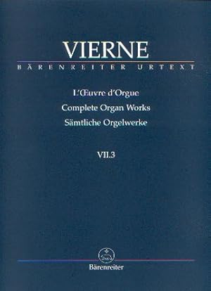 Immagine del venditore per Smtliche Orgelwerke VII.3 venduto da CONTINUO Noten-Buch-Versand