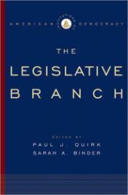 Seller image for Institutions of American Democracy: The Legislative Branch for sale by Monroe Street Books