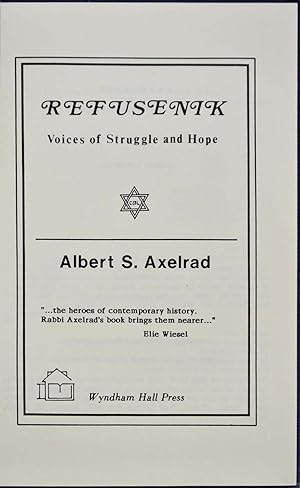 Refusenik. Voices of Struggle and Hope.