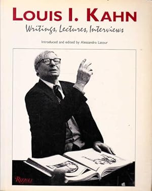 Immagine del venditore per Louis I. Kahn: Writings, Lectures, Interviews venduto da Goulds Book Arcade, Sydney