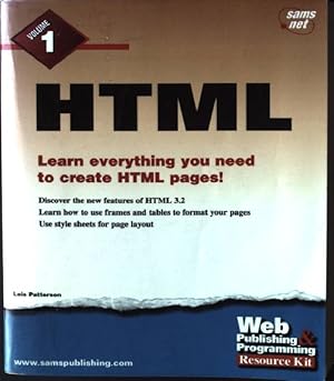 Seller image for HTML Web Publishing & Programming, Rescource Kit, Volume 1 for sale by books4less (Versandantiquariat Petra Gros GmbH & Co. KG)