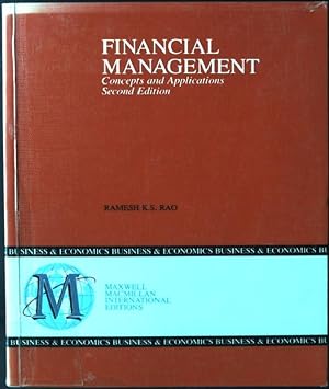 Financial Management - Concepts and Applications