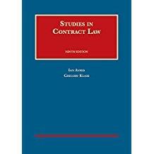 Seller image for Studies in Contract Law (University Casebook Series) for sale by BarristerBooks