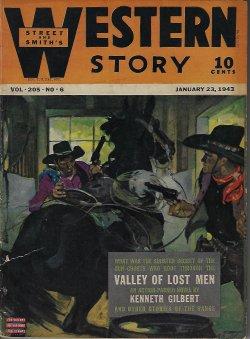 Image du vendeur pour WESTERN STORY: January, Jan. 23, 1943 ("Trail Boss") mis en vente par Books from the Crypt