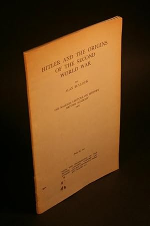 Bild des Verkufers fr Hitler and the origins of the Second World War. zum Verkauf von Steven Wolfe Books