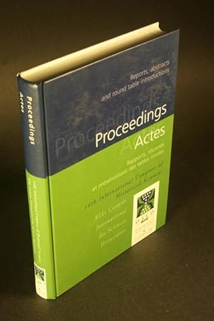 Seller image for Proceedings : reports, abstracts and round table introductions : 19th International Congress of Historical Sciences. for sale by Steven Wolfe Books