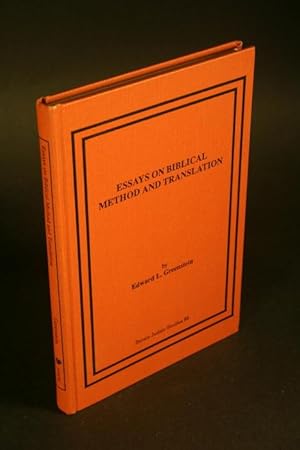 Bild des Verkufers fr Essays on biblical method and translation. zum Verkauf von Steven Wolfe Books