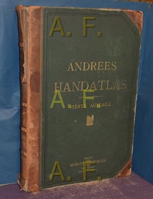 Imagen del vendedor de Andrees Allgemeiner Handatlas in 126 Haupt- und 137 Nebenkarten nebst vollstndigen alphaberischem Namensverzeichnis a la venta por Antiquarische Fundgrube e.U.