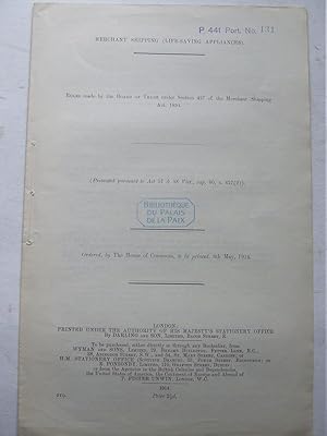 Seller image for Rules made by the Board of Trade under Section 427 of the Merchant Shipping Act, 1894 for sale by McLaren Books Ltd., ABA(associate), PBFA