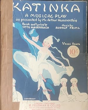 Bild des Verkufers fr Katinka - A Musical Play zum Verkauf von Shore Books