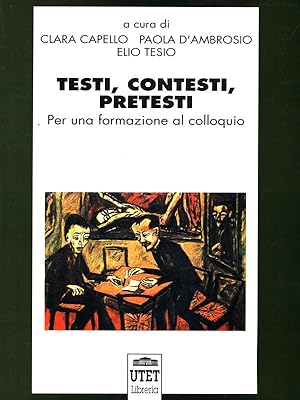 Bild des Verkufers fr Testi, contesti, pretesti zum Verkauf von Librodifaccia