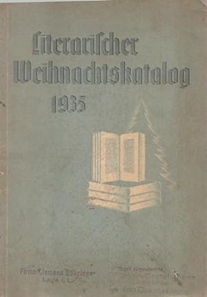 Illustrierter literarische Weihnachtskatalog 1935. 34. Jahrgang