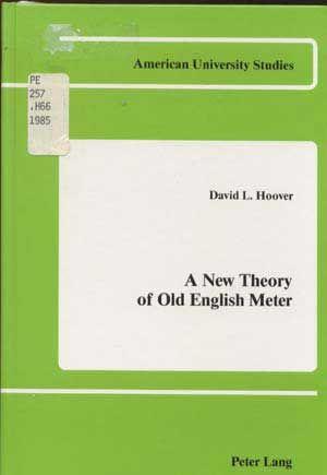 Seller image for A New Theory of Old English Meter for sale by Cat's Cradle Books