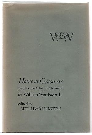 Bild des Verkufers fr Home at Grasmere. Part First, Book First, of The Recluse zum Verkauf von Attic Books (ABAC, ILAB)