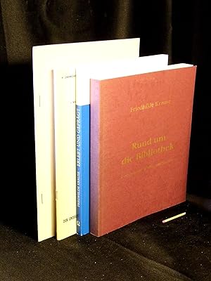 Bild des Verk�ufers f�r (Sammlung) Rund um die Bibliothek + Erlebt und gepr�gt + Laurentius. 9. Jahrgang, Heft 1 + The Royal Library, Berlin, and its Contacts with Great Britain in the Ninteenth Century (Sonderdruck) (4 B�nde) - LAGERR�UMUNG zum Verkauf von Erlbachbuch Antiquariat