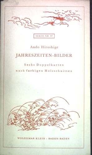 Bild des Verkufers fr Jahreszeiten-Bilder; Sechs Doppelkarten nach farbigen Holzschnitten; Serie Nr. 97; zum Verkauf von books4less (Versandantiquariat Petra Gros GmbH & Co. KG)