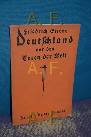 Bild des Verkufers fr Deutschland vor den Toren der Welt zum Verkauf von Antiquarische Fundgrube e.U.