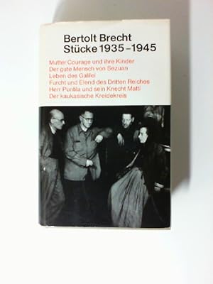 Stücke, 1935 - 1945.