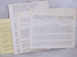Immagine del venditore per Collector's exchange, vol. 1, no. 1, July-August, 1971 to vol. 1, no. 3, November-December, 1971 venduto da Bolerium Books Inc.