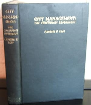 Image du vendeur pour City Management: The Cincinnati Experiment {Signed} mis en vente par The Wild Muse