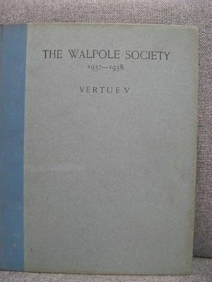 Bild des Verkufers fr The Walpole Society: Vol. XXVI: 1937-1938: Vertue V zum Verkauf von PsychoBabel & Skoob Books