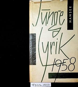 Junge Lyrik 1958. Eine Auslese. Hrsgg. von Hans Bender.