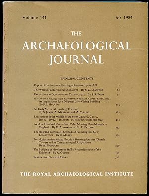 Bild des Verkufers fr The Archaeological Journal | Volume 141 For the Year 1984 zum Verkauf von Little Stour Books PBFA Member
