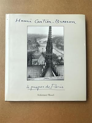 Bild des Verkufers fr Henri Cartier-Bresson. A Propos De Paris zum Verkauf von Stefan Schuelke Fine Books