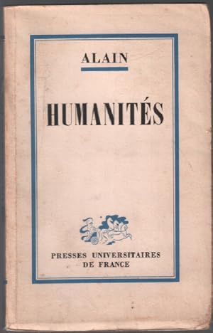 Image du vendeur pour Humanits mis en vente par librairie philippe arnaiz