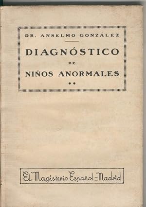 Imagen del vendedor de Diagnostico de nios anormales a la venta por El Boletin