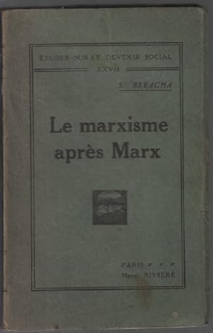 Imagen del vendedor de Le marxisme aprs marx a la venta por librairie philippe arnaiz