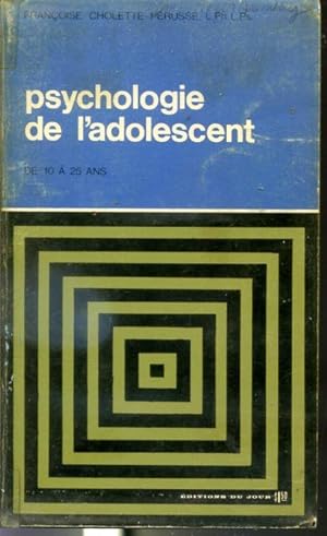 Imagen del vendedor de Psychologie de l'adolescent (de 10  25 ans) a la venta por Librairie Le Nord