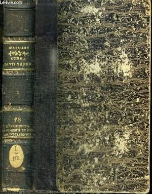 Imagen del vendedor de SUMMA SANCTI THOMAE HODIERNIS ACADEMIARUM MORIBUS ACCOMODATA, SIVE CURSUS THEOLOGIAE JUXTA MENTEM DIVI THOMAE, INSERTIS PRO RE NATA DIGRESSIONIBUS IN HISTORIAM ECCLESIASTICAM - TOMUS XVIII : DE POENITENTIA DE CENSURIS ET IRREGULARITATIBUS DE INDULGENTIIS a la venta por Le-Livre