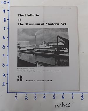 Seller image for The Bulletin of The Museum of Modern Art, December 1934 for sale by Mullen Books, ABAA