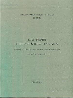 Dai papiri della societa' italiana