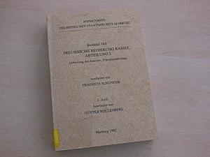 Imagen del vendedor de Bestand 165. Preuische Regierung Kassel Abteilung I. (Abteilung des Inneren, Prsidialabteilung). a la venta por Antiquariat Hamecher