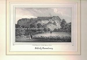 Schloss Ronneburg. - Lithographie.,unten links: IV. 7.; unten rechts: B. III.,