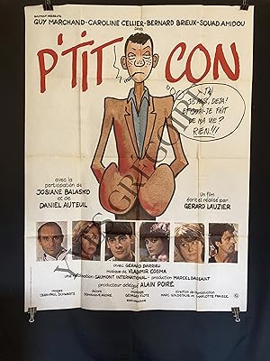 P'TIT CON-FILM DE GERARD LAUZIER-1984-AFFICHE GRAND FORMAT