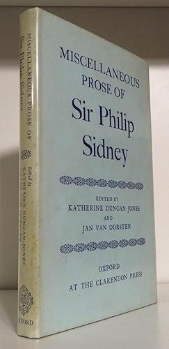MISCELLANEOUS PROSE WORKS OF SIR PHILIP SIDNEY