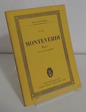 MESSA A 4 VOCI DA CAPPELLA