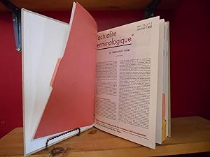 L'actualite terminologique 1982-1985