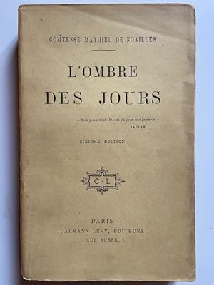 Seller image for L'Ombre des Jours for sale by Librairie Axel Benadi